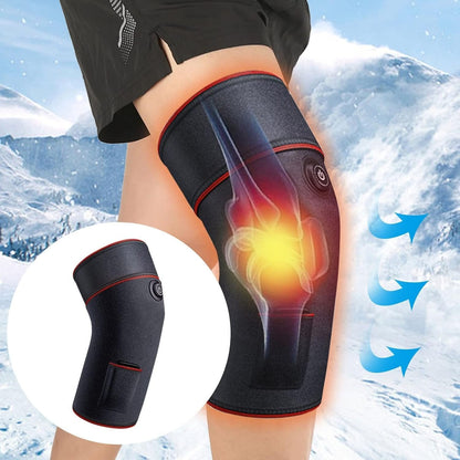 Heated Knee Wrap Massager for Pain Relief and Comfort