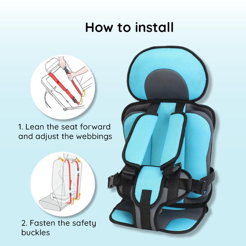 SafeRide Child Car Seat Cushion for Ultimate Protection