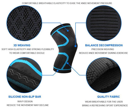 Knee Compression Sleeve With Non-Slip Support For Comfort