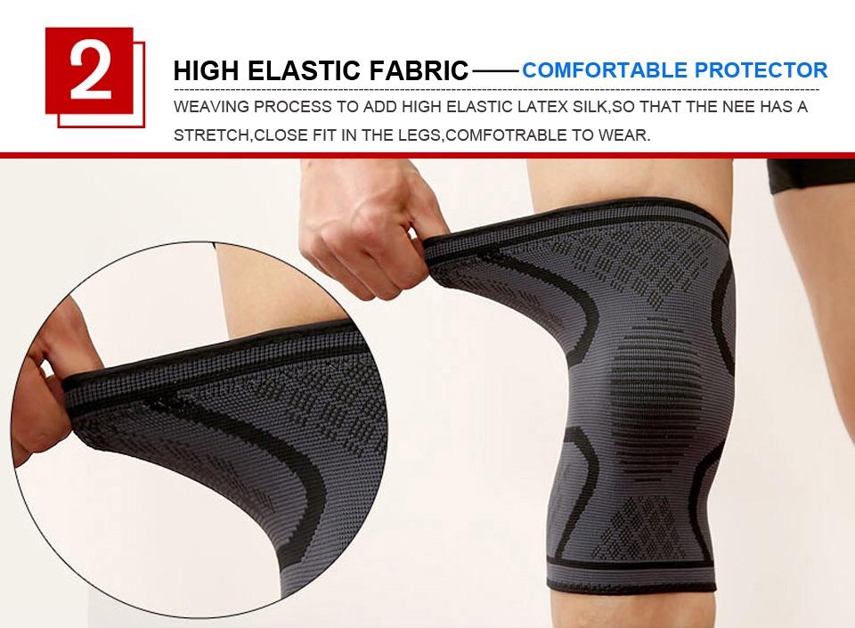 Knee Compression Sleeve With Non-Slip Support For Comfort