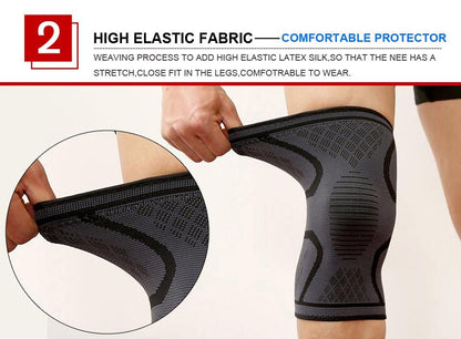 Knee Compression Sleeve With Non-Slip Support For Comfort