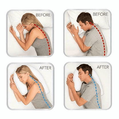 Orthopedic Side Sleeper Pillow Designed For Ear Comfort