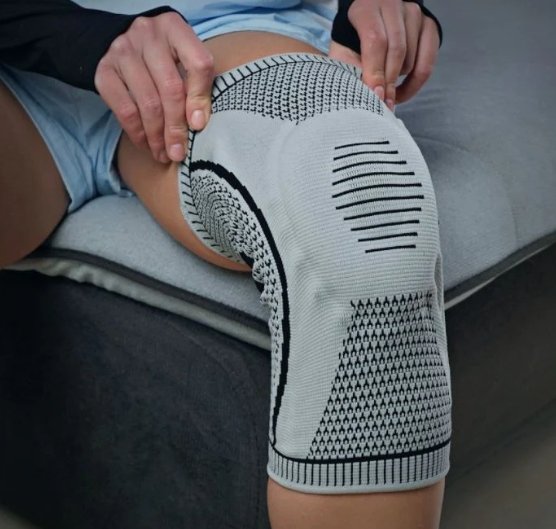 Knee Compression Sleeve For Support In Sports And Activities