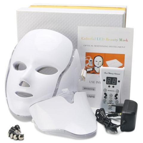 Radiant Glow LED Light Therapy Facial Mask for Skin Rejuvenation