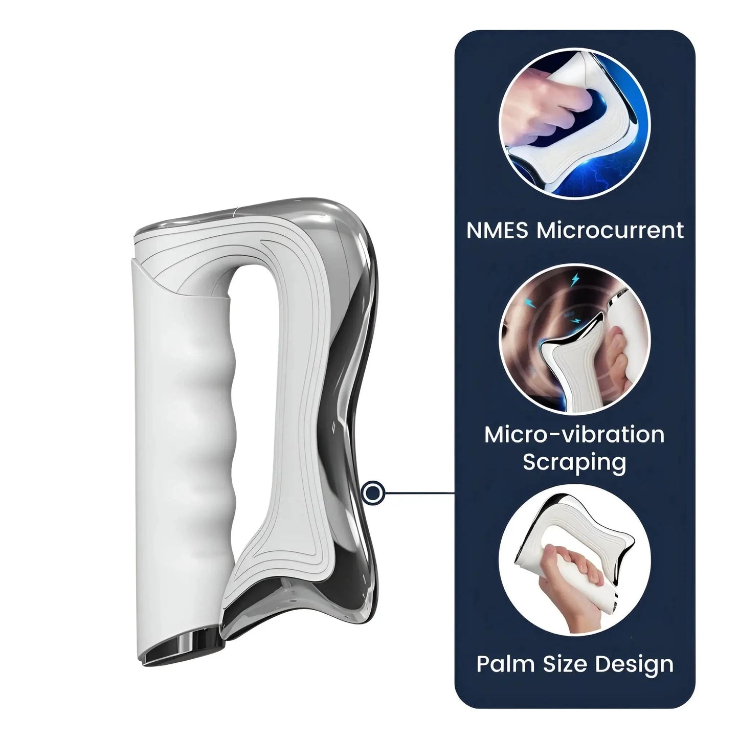 Myofascial Release Device - Microcurrent Muscle Stimulator with Vibration