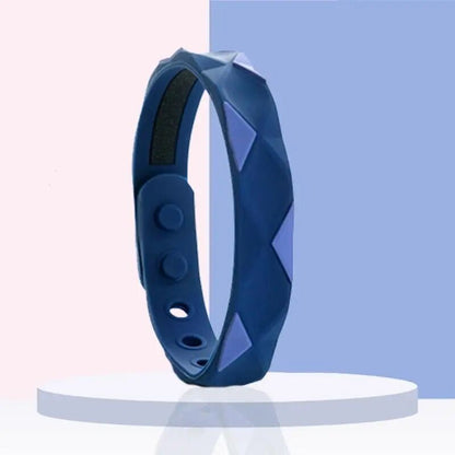 Negative Ion Bracelet: Waterproof Silicone Anti-Fatigue Lovers Band