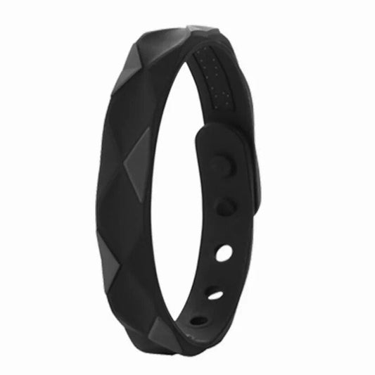 Negative Ion Bracelet: Waterproof Silicone Anti-Fatigue Lovers Band