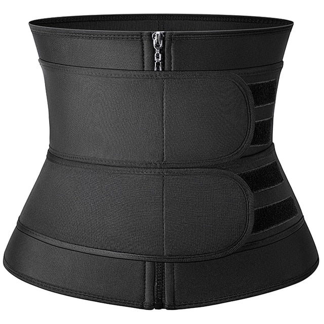 Neoprene Waist Trainer With Dual Belts For Women’s Shaping