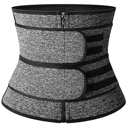 Neoprene Waist Trainer With Dual Belts For Women’s Shaping