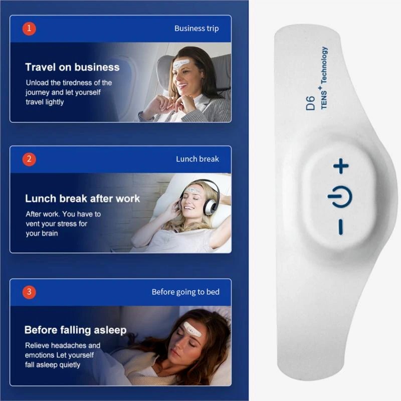 Electric Massager for Headache Relief and Sleep Aid