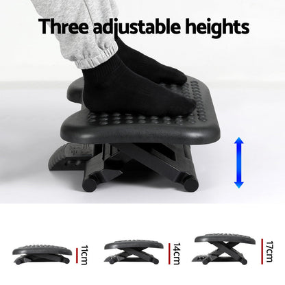 Adjustable Foot Rest With Acupressure For Enhanced Comfort