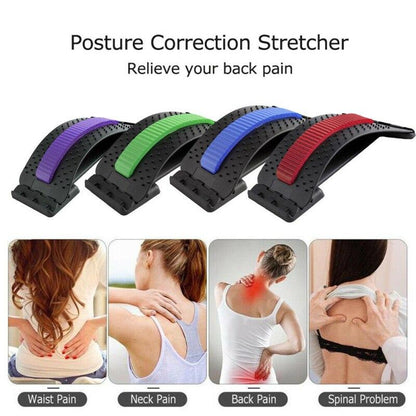 Multi-Level Back Stretcher For Pain Relief And Posture Support