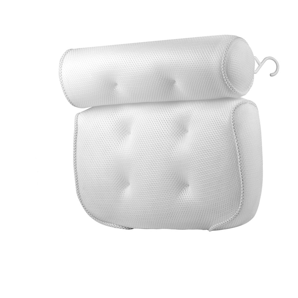 Orthopedic Bath Pillow: Breathable 3D Mesh Headrest Cushion