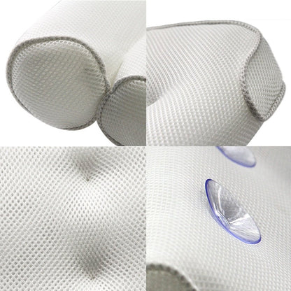 Orthopedic Bath Pillow: Breathable 3D Mesh Headrest Cushion