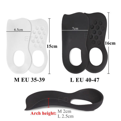 Orthopedic Insoles for Arch Support and Foot Pain Relief