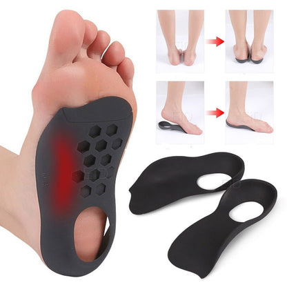 Orthopedic Insoles for Arch Support and Foot Pain Relief