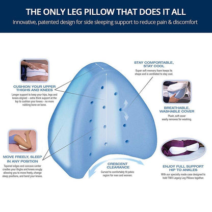 Orthopedic Leg Pillow For Comfort And Supportive Sleep