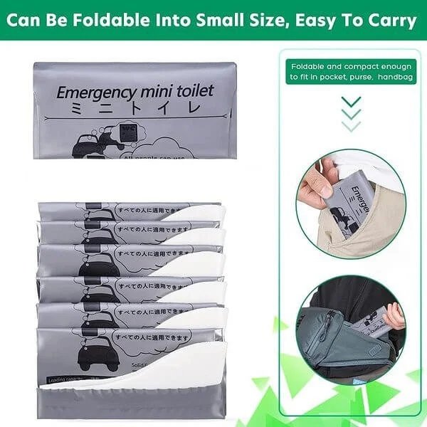 Portable Emergency Urine Bags for Outdoor Use and Travel