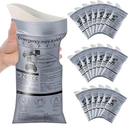 Portable Emergency Urine Bags for Outdoor Use and Travel