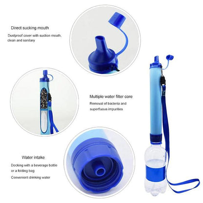 Portable Straw Water Purifier for Outdoor Adventures