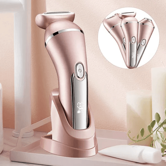 Elegant 3-in-1 Waterproof Electric Shaver Designed For Women