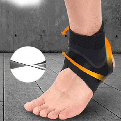 Ankle Compression Sleeve With Plantar Support And Wrap Design