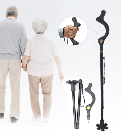 Reliable Walking Stick Designed for Seniors' Comfort and Support