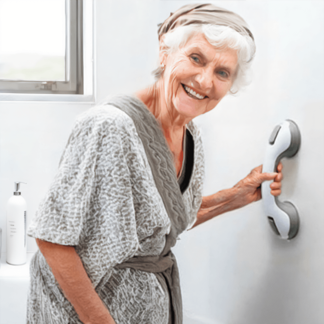 Suction Cup Grab Bars for Safe Bathroom Support