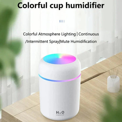 Portable Aroma Diffuser and Humidifier for Relaxing Atmosphere