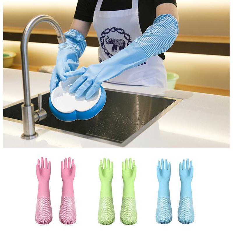 Magic Scrubber Gloves for Effortless Dishwashing and Cleaning