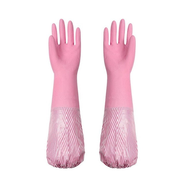 Magic Scrubber Gloves for Effortless Dishwashing and Cleaning