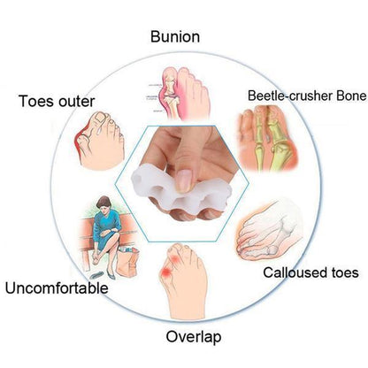 Orthopedic Bunion Correction Spacer for Comfortable Toe Alignment