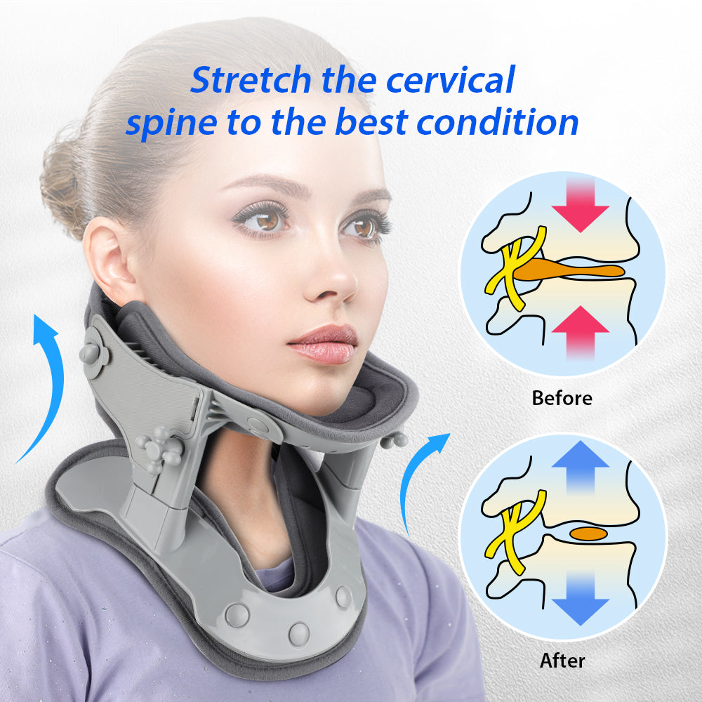 Heated Cervical Traction Device for Neck Pain Relief