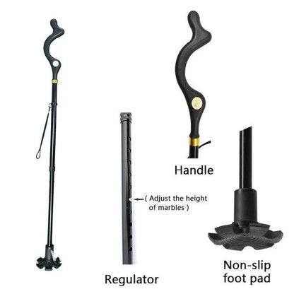 Reliable Walking Stick Designed for Seniors' Comfort and Support