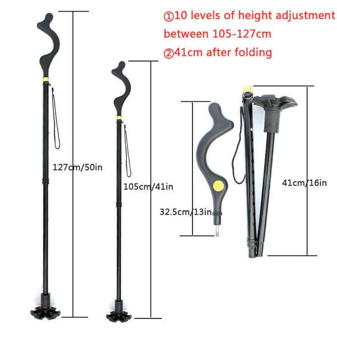 Reliable Walking Stick Designed for Seniors' Comfort and Support