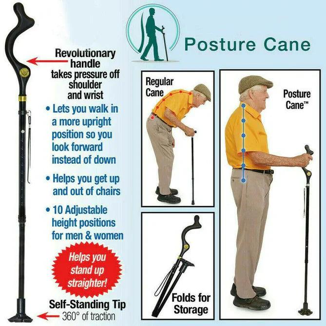 Reliable Walking Stick Designed for Seniors' Comfort and Support