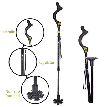 Reliable Walking Stick Designed for Seniors' Comfort and Support