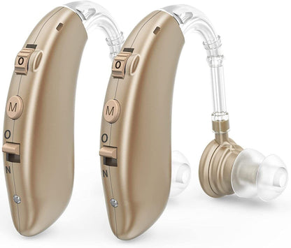 Rechargeable In-Ear Hearing Aids With Advanced Noise Reduction