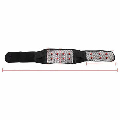 Self-Heating Magnetic Therapy Belt for Back Pain Relief