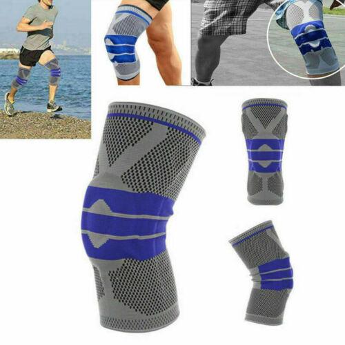 Knee Compression Sleeve With Stabilizers for Enhanced Support