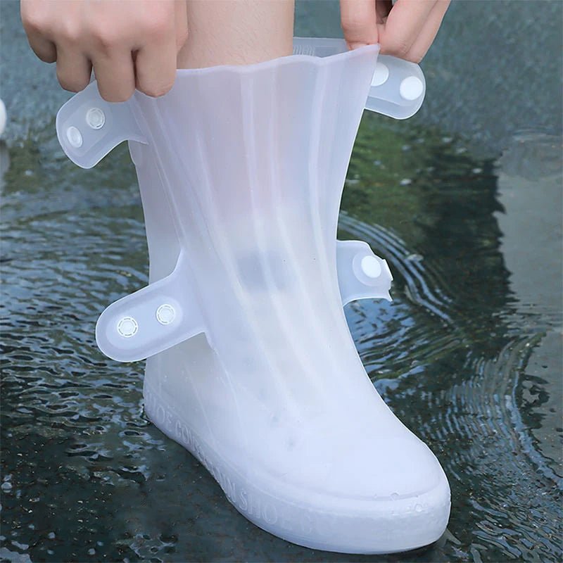 Transparent Waterproof Rain Shoe Covers for All-Weather Protection