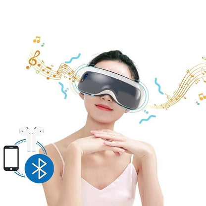 Smart Eye Massager With Bluetooth Music And Heat Therapy