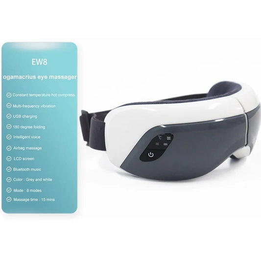 Smart Eye Massager With Bluetooth Music And Heat Therapy