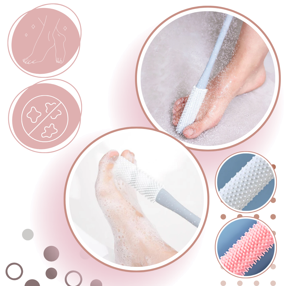 Gentle Touch Foot Brush With Soft Bristles For Comfort