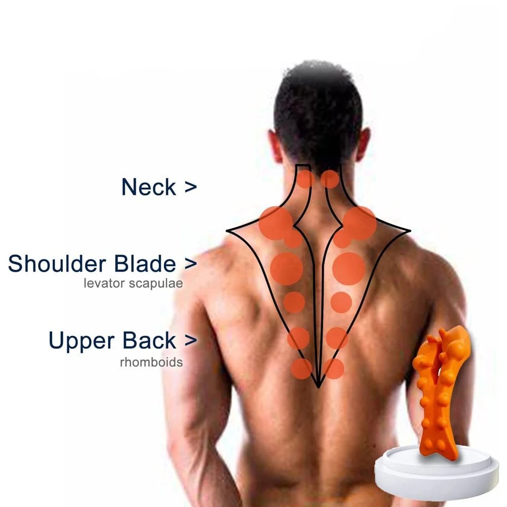 Trapezius Trigger Point Massager for Neck and Shoulder Relief