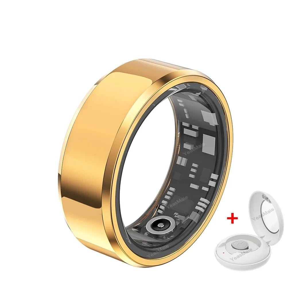 Titanium Steel Smart Ring for Health Tracking in Men and Women