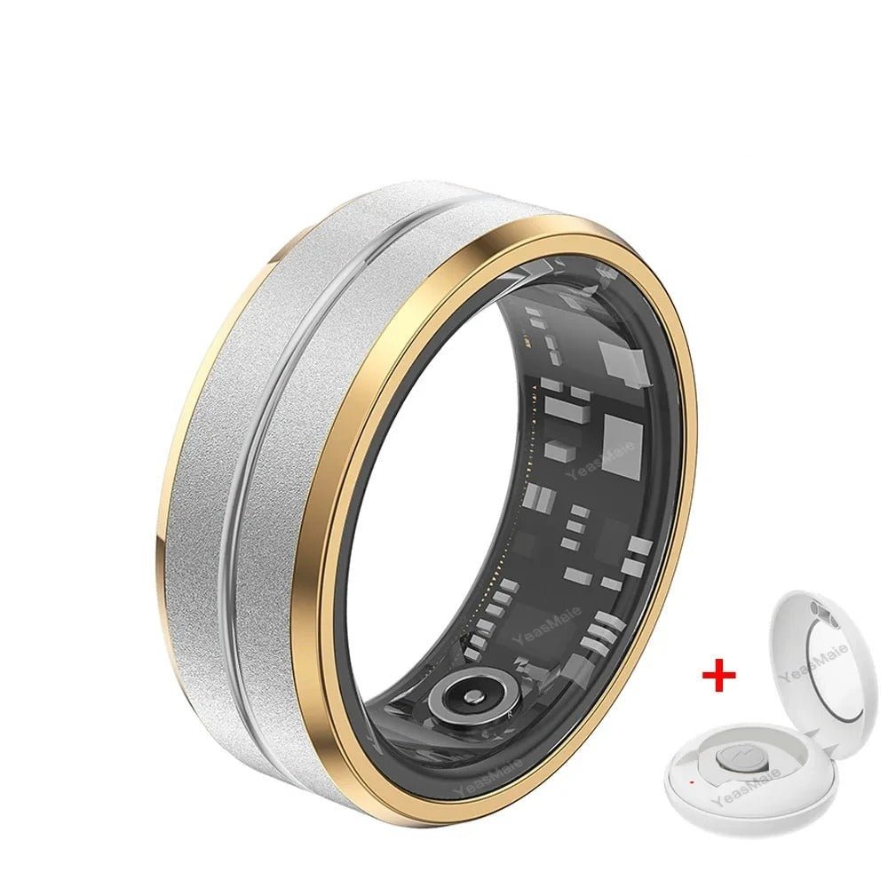 Titanium Steel Smart Ring for Health Tracking in Men and Women