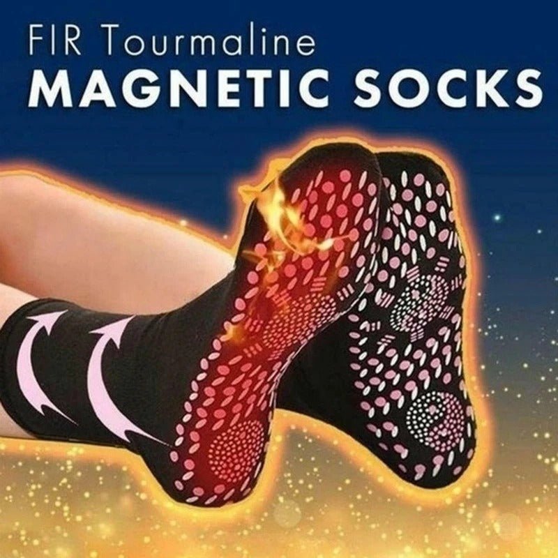 Tourmaline Self-Heating Socks for Slimming and Wellness