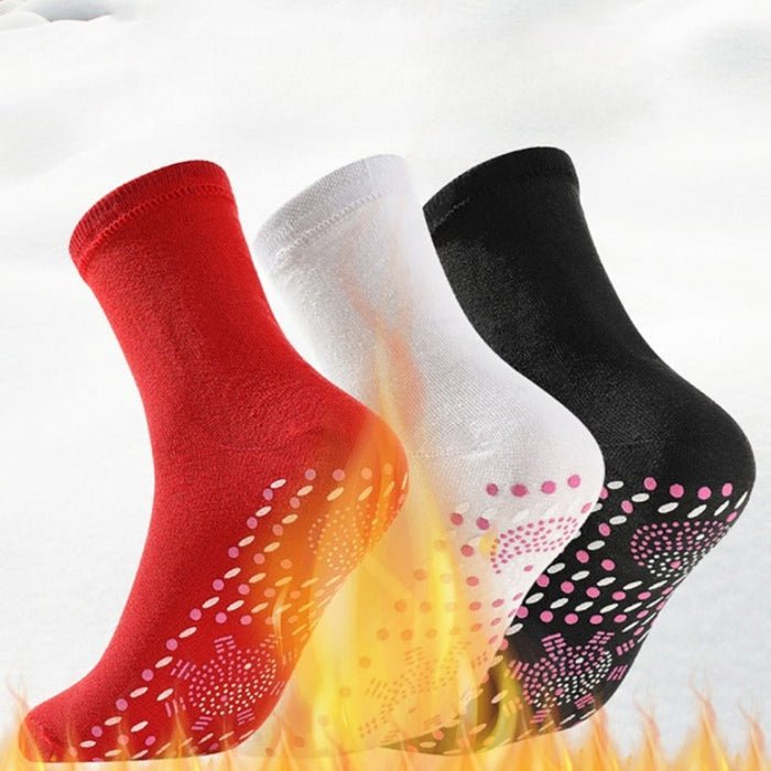 Tourmaline Self-Heating Socks for Slimming and Wellness