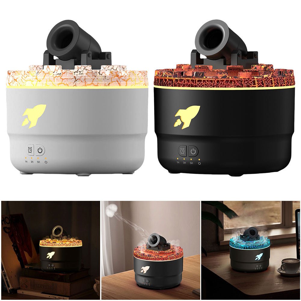 Volcanic Blast Aroma Humidifier: Relaxing Essential Oil Diffuser